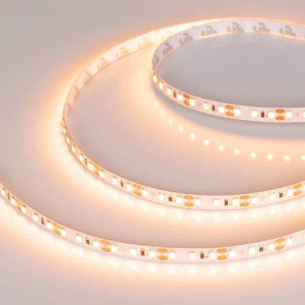 Светодиодная лента Arlight 9,6W/m 120LED/m 2835SMD теплый белый 5M 012335(2) Светодиодная лента Arlight 9,6W/m 120LED/m 2835SMD теплый белый 5M 012335(2)
