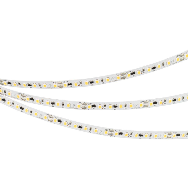 Светодиодная лента Arlight 9,6W/m 120LED/m 2835SMD теплый белый 10M IC-A120-8mm 24V Warm2700 037965 Светодиодная лента Arlight 9,6W/m 120LED/m 2835SMD теплый белый 10M IC-A120-8mm 24V Warm2700 037965