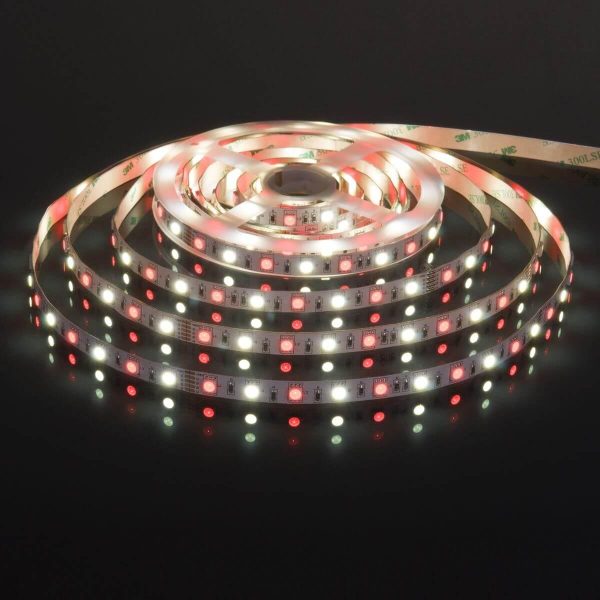 Светодиодная лента Elektrostandard 14,4W/m 60LED/m 5050SMD MIX RGB/холодный белый 5M a053731 Светодиодная лента Elektrostandard 14,4W/m 60LED/m 5050SMD MIX RGB/холодный белый 5M a053731
