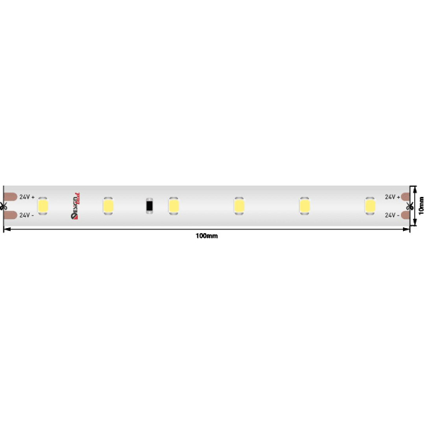Светодиодная влагозащищенная лента DesignLed 6W/m 60LED/m 2835SMD нейтральный белый 50M 004376