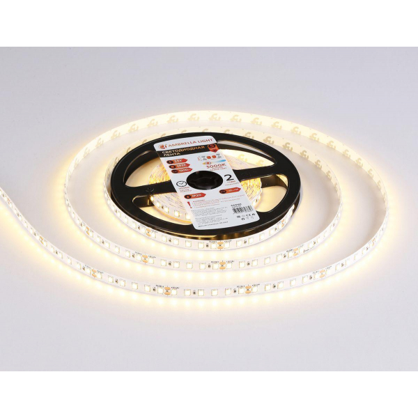 Светодиодная лента Ambrella Light 10W/m 120LED/m 2835SMD теплый белый 5M GS3101 Светодиодная лента Ambrella Light 10W/m 120LED/m 2835SMD теплый белый 5M GS3101