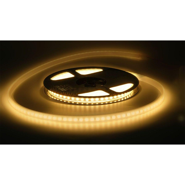 Светодиодная влагозащищенная лента Jazzway 12W/m 120Led/m 2835SMD теплый белый 5M 5037489 Светодиодная влагозащищенная лента Jazzway 12W/m 120Led/m 2835SMD теплый белый 5M 5037489
