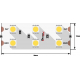 Светодиодная влагозащищенная лента DesignLed 28,8W/m 120LED/m 5050SMD холодный белый 5M 000522