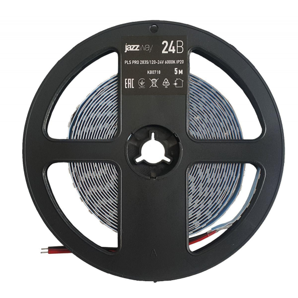 Светодиодная лента Jazzway 6W/m 60Led/m 2835SMD холодный белый 5M 5015654 Светодиодная лента Jazzway 6W/m 60Led/m 2835SMD холодный белый 5M 5015654