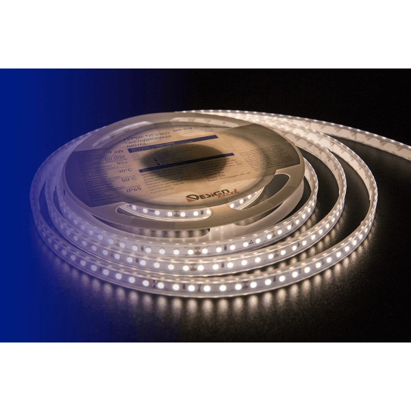 Светодиодная влагозащищенная лента DesignLed 9,6W/m 120LED/m 3528SMD нейтральный белый 5M 002766