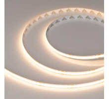 Светодиодная лента Arlight 8W/m 320LED/m CSPSMD теплый белый 5M COB-X320-8mm 24V Warm3000 039022