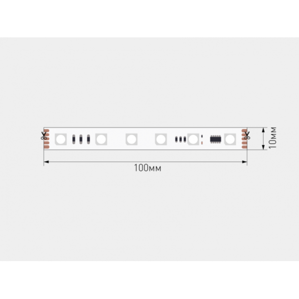 Светодиодная лента SWG PRO SWG5PT60-24-12-WS2811RGB 032521 Светодиодная лента SWG PRO SWG5PT60-24-12-WS2811RGB 032521