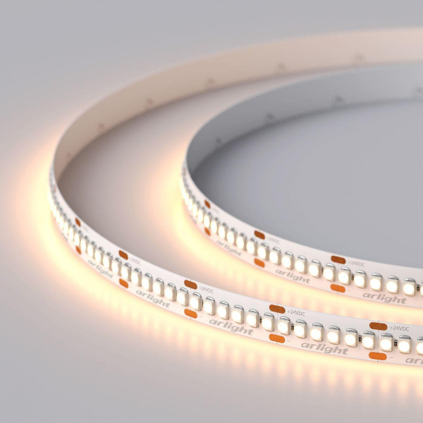 Светодиодная лента Arlight 19,2W/m 240LED/m 3528SMD теплый белый 5M RT-A240-10mm 24V Warm2700 017428(1) Светодиодная лента Arlight 19,2W/m 240LED/m 3528SMD теплый белый 5M RT-A240-10mm 24V Warm2700 017428(1)