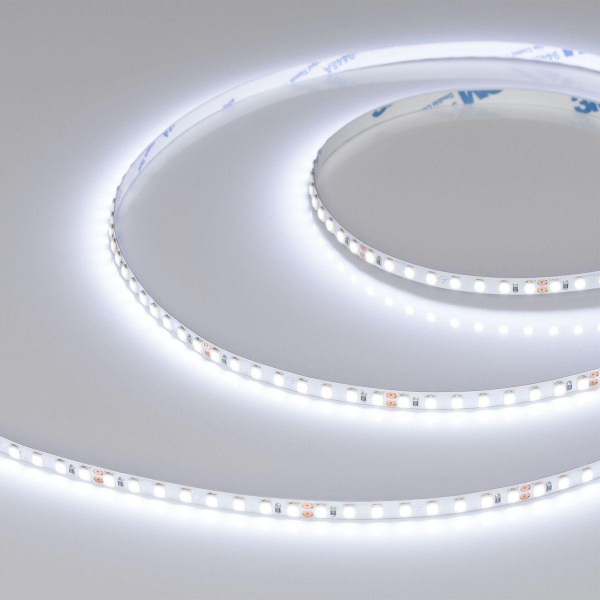 Светодиодная лента Arlight 9,6W/m 160LED/m 2835SMD холодный белый 5M RT-A160-5mm 24V Cool 8K 037808 Светодиодная лента Arlight 9,6W/m 160LED/m 2835SMD холодный белый 5M RT-A160-5mm 24V Cool 8K 037808