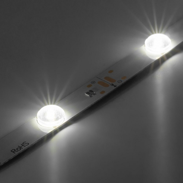 Линейка фронтальная светодиодная ELF 12SMD2835, 24В, 0.95м, с линзами 170гр ELF-RBF12-24V-0,95m-nw
