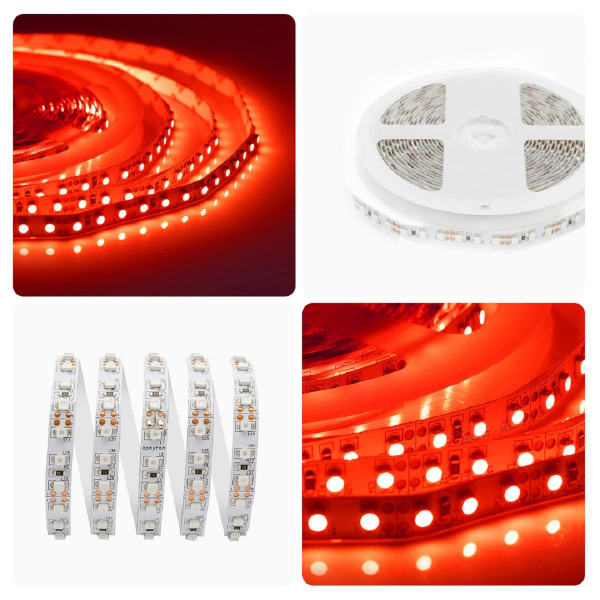 Светодиодная лента Apeyron 9,6W/m 120LED/m 3528SMD красный 5M 00-13 Светодиодная лента Apeyron 9,6W/m 120LED/m 3528SMD красный 5M 00-13
