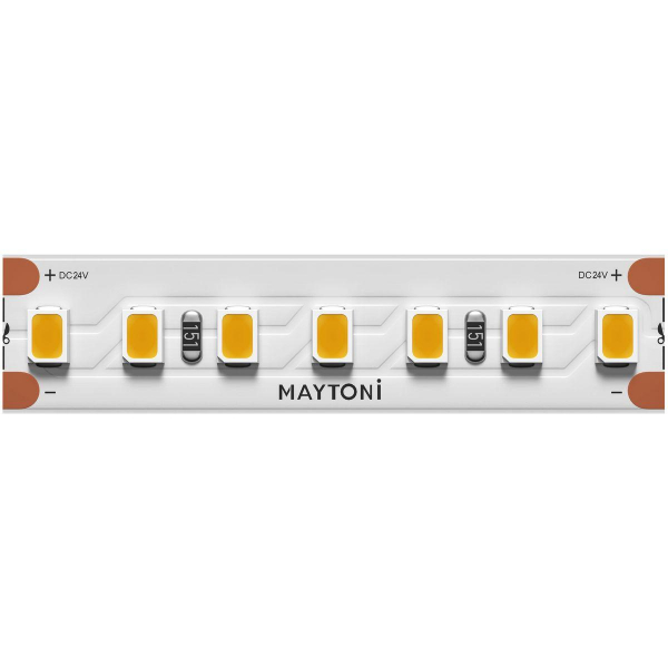 Светодиодная лента Maytoni 17W/m 168LED/m 2835SMD теплый белый 5M 201091 Светодиодная лента Maytoni 17W/m 168LED/m 2835SMD теплый белый 5M 201091