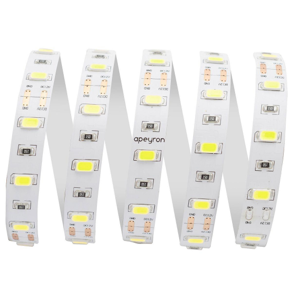 Светодиодная лента Apeyron 9,6W/m 60LED/m 5630SMD холодный белый 3M 204BL Светодиодная лента Apeyron 9,6W/m 60LED/m 5630SMD холодный белый 3M 204BL
