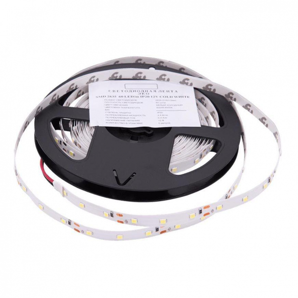 Светодиодная лента SWG 4,8W/m 60LED/m 2835SMD холодный белый 5M 001693 Светодиодная лента SWG 4,8W/m 60LED/m 2835SMD холодный белый 5M 001693