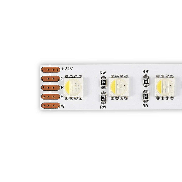 Светодиодная лента ST Luce 18W/m 3000K+RGB 5M ST1005.318.20RGBW.1
