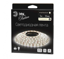 Светодиодная влагозащищенная лента ЭРА 14,4W/m 60LED/m 5050SMD теплый белый 5M LS5050-60LED-IP65-WW-5m C0043048