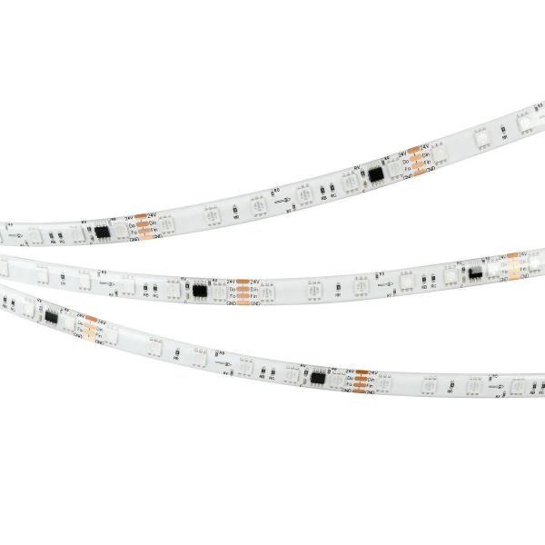 Светодиодная лента Arlight 12W/m 60LED/m 5060SMD разноцветный 5М SPI-SE-B60-10mm 24V 039601 Светодиодная лента Arlight 12W/m 60LED/m 5060SMD разноцветный 5М SPI-SE-B60-10mm 24V 039601