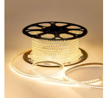 Светодиодная влагозащищенная лента OGM 7W/m 120LED/m 2835SMD теплый белый 50M O17-07