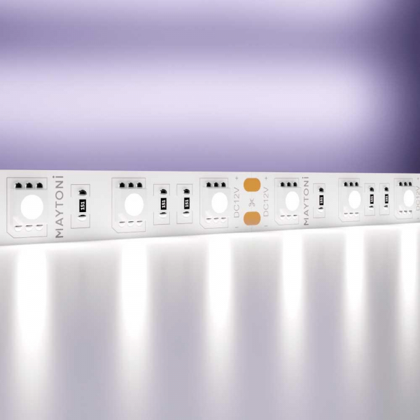 Светодиодная лента Maytoni Technical 14,4W/m 60LED/m 5050SMD холодный белый 5M 10130 Светодиодная лента Maytoni Technical 14,4W/m 60LED/m 5050SMD холодный белый 5M 10130