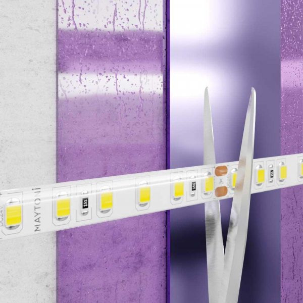 Светодиодная влагозащищенная лента Maytoni Technical 9,6W/m 120LED/m 2835SMD холодный белый 5M 10147 Светодиодная влагозащищенная лента Maytoni Technical 9,6W/m 120LED/m 2835SMD холодный белый 5M 10147