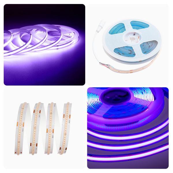 Светодиодная лента Apeyron 11W/m 352LED/m COB фиолетовый 5M 192ОО