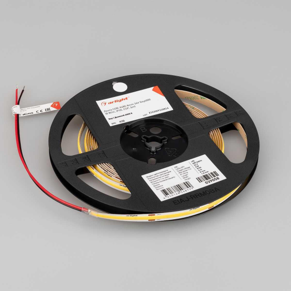 Светодиодная лента Arlight 8W/m 480LED/m CSP дневной белый 5M COB-X480-8mm 24V Day4000 039058 Светодиодная лента Arlight 8W/m 480LED/m CSP дневной белый 5M COB-X480-8mm 24V Day4000 039058