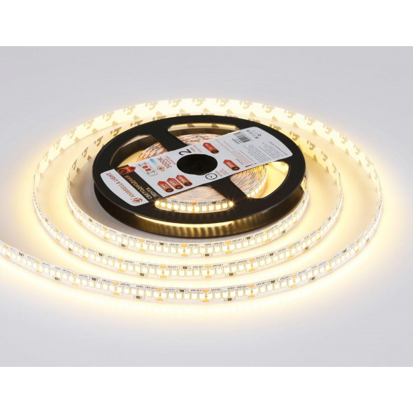 Светодиодная лента Ambrella Light 22W/m 240LED/m 2835SMD теплый белый 5M GS3501 Светодиодная лента Ambrella Light 22W/m 240LED/m 2835SMD теплый белый 5M GS3501