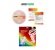 Светодиодная лента LEDS POWER NEW COB 256/м (11Вт/м) 24В розовая 006338