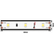 Светодиодная влагозащищенная лента DesignLed 4,8W/m 60LED/m 3528SMD теплый белый 5M 005702