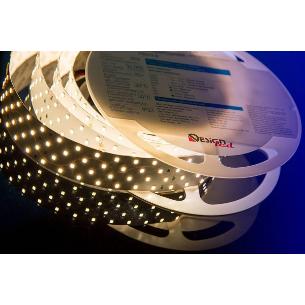 Светодиодная влагозащищенная лента DesignLed 26W/m 280LED/m 2835SMD нейтральный белый 2,5M 000531 Светодиодная влагозащищенная лента DesignLed 26W/m 280LED/m 2835SMD нейтральный белый 2,5M 000531