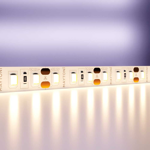 Светодиодная лента Maytoni Technical 9,6W/m 120LED/m 2835SMD теплый белый 5M 10108