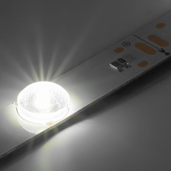 Линейка фронтальная светодиодная ELF 12SMD2835, 24В, 0.95м, с линзами 170гр ELF-RBF12-24V-0,95m-nw