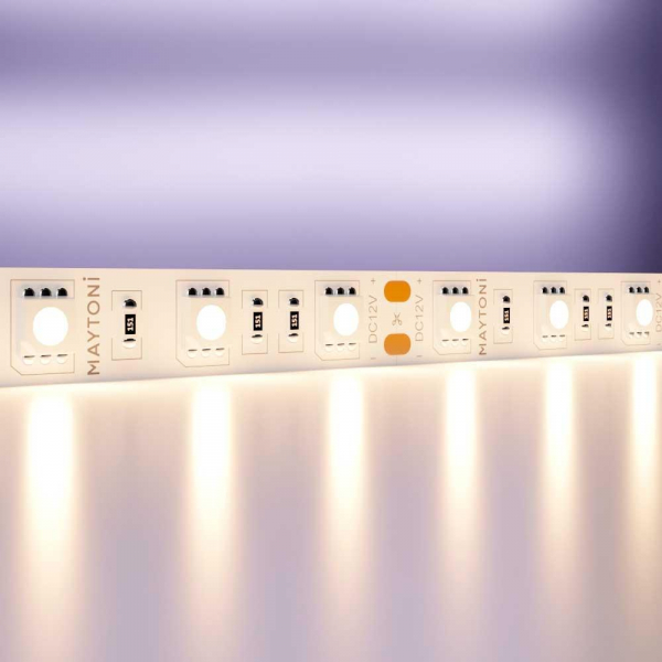 Светодиодная лента Maytoni Technical 14,4W/m 60LED/m 5050SMD теплый белый 5M 10128 Светодиодная лента Maytoni Technical 14,4W/m 60LED/m 5050SMD теплый белый 5M 10128