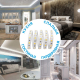 Светодиодная лента Apeyron 14,4W/m 60LED/m 3528SMD теплый белый 5M 10-15
