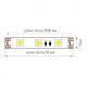 Светодиодная лента SWG 14,4W/m 60LED/m 5050SMD красный 5M 002336
