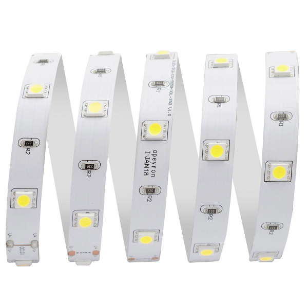 Светодиодная лента Apeyron 7,2W/m 30LED/m 5050SMD холодный белый 5M 00-36 Светодиодная лента Apeyron 7,2W/m 30LED/m 5050SMD холодный белый 5M 00-36
