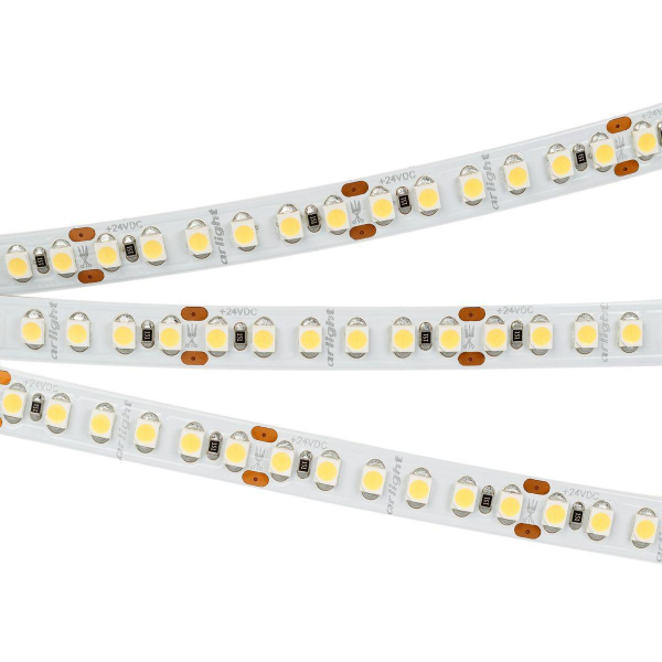 Светодиодная лента Arlight 14,4W/m 180LED/m 3528SMD теплый белый 5M RT-A180-8mm 24V Warm2700 017419(1) Светодиодная лента Arlight 14,4W/m 180LED/m 3528SMD теплый белый 5M RT-A180-8mm 24V Warm2700 017419(1)