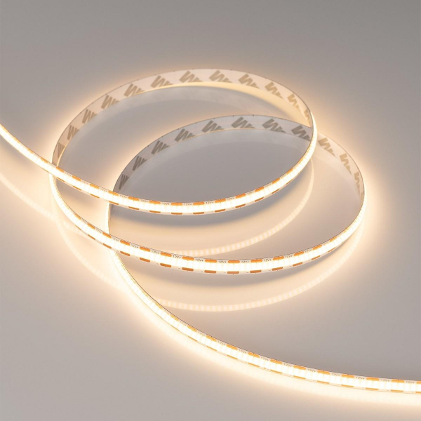 Светодиодная лента Arlight 9W/m 400LED/m CSPSMD теплый белый 2,5M COB-X400-8mm 12V Warm3000 039045 Светодиодная лента Arlight 9W/m 400LED/m CSPSMD теплый белый 2,5M COB-X400-8mm 12V Warm3000 039045