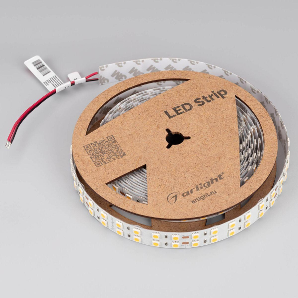Светодиодная лента Arlight 4W/m 144Led/m 5060SMD теплый белый 5M RT-B144-19mm 24V Warm3000 025273(2) Светодиодная лента Arlight 4W/m 144Led/m 5060SMD теплый белый 5M RT-B144-19mm 24V Warm3000 025273(2)