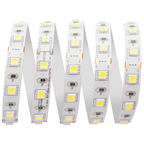 Светодиодная лента Apeyron 14,4W/m 60Led/m 5050SMD холодный белый 1M 227BL Светодиодная лента Apeyron 14,4W/m 60Led/m 5050SMD холодный белый 1M 227BL
