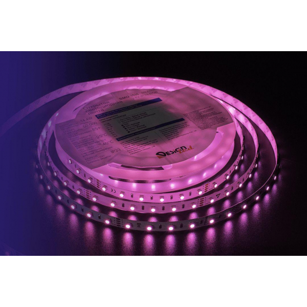 Светодиодная влагозащищенная лента DesignLed 14,4W/m 60LED/m 3535SMD разноцветный 5M 002843 Светодиодная влагозащищенная лента DesignLed 14,4W/m 60LED/m 3535SMD разноцветный 5M 002843