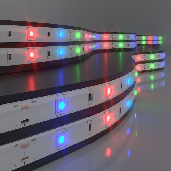 Светодиодная влагозащищенная лента Elektrostandard 7,2W/m 30LED/m 5050SMD разноцветная 5M a049847 Светодиодная влагозащищенная лента Elektrostandard 7,2W/m 30LED/m 5050SMD разноцветная 5M a049847