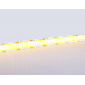 Светодиодная лента Ambrella Light GS4801 COB 616Led/19W m/ 24V IP20 3000K/ 5m*12mm*2mm (2 конт.) GS4801
