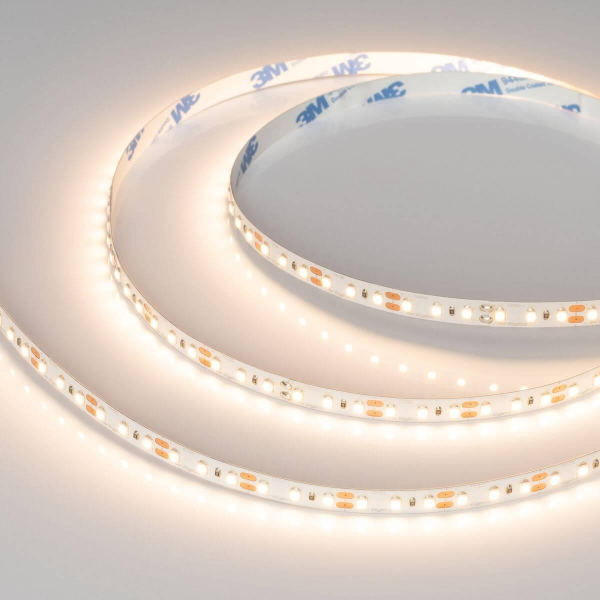 Светодиодная лента Arlight 9,6W/m 120LED/m 3528SMD теплый белый 5M NT-A120-8mm 12V Warm3000 035741 Светодиодная лента Arlight 9,6W/m 120LED/m 3528SMD теплый белый 5M NT-A120-8mm 12V Warm3000 035741