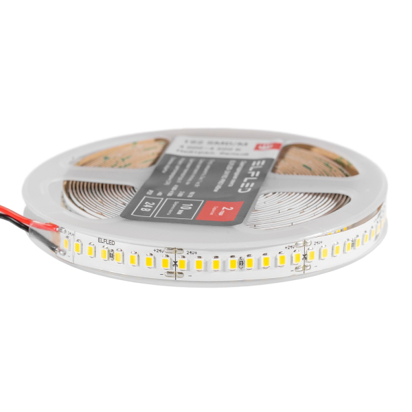 Лента светодиодная ELFLED PRO140, 192/м (2835), 24В, 18Вт/м, 5м, белый 6500-7000К ELFLED-24192-PRO140w