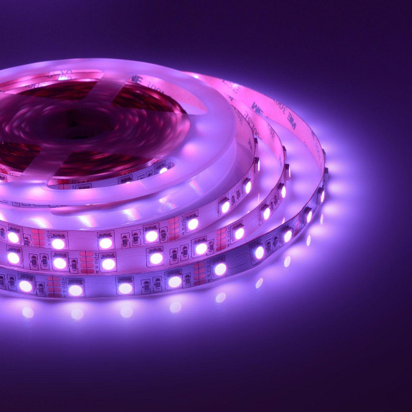 Светодиодная лента Apeyron 14,4W/m 60LED/m 5050SMD разноцветная 5M 17BL Светодиодная лента Apeyron 14,4W/m 60LED/m 5050SMD разноцветная 5M 17BL