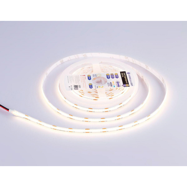 Светодиодная лента Ambrella Light 10W/m 320LED/m COB дневной белый 5M GS4652 Светодиодная лента Ambrella Light 10W/m 320LED/m COB дневной белый 5M GS4652