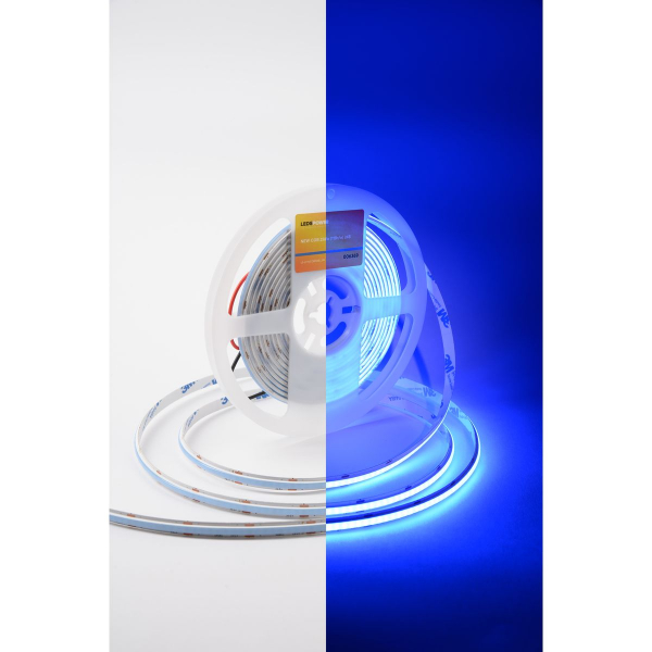 Светодиодная лента LEDS POWER NEW COB 256/м (11Вт/м) 24В синяя 006369