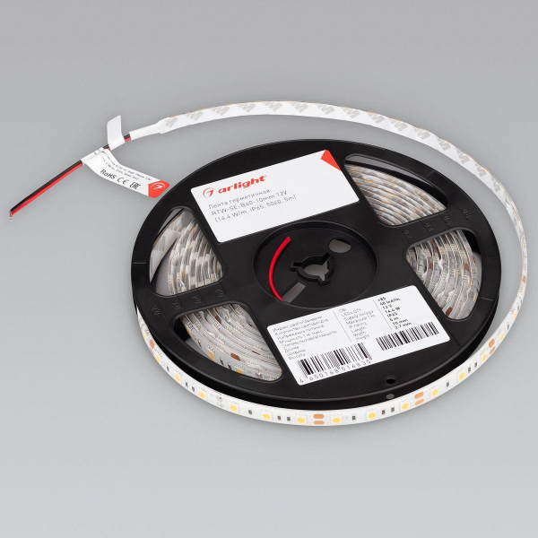 Светодиодная влагозащищенная лента Arlight 4W/m 60Led/m 5060SMD теплый белый 5M герметичная RTW-SE-B60-10mm 12V Warm3000 014692(3) Светодиодная влагозащищенная лента Arlight 4W/m 60Led/m 5060SMD теплый белый 5M герметичная RTW-SE-B60-10mm 12V Warm3000 014692(3)