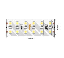 Светодиодная лента SWG 19,2W/m 240Led/m 3528SMD теплый белый 5M SWG3240-24-19.2-WW-М 010110